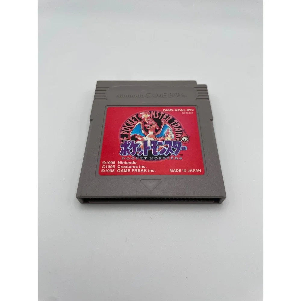 Pokemon Red Japanese Version Nintendo Game Boy Pocket Monsters Aka DMG-APAJ-JPN
